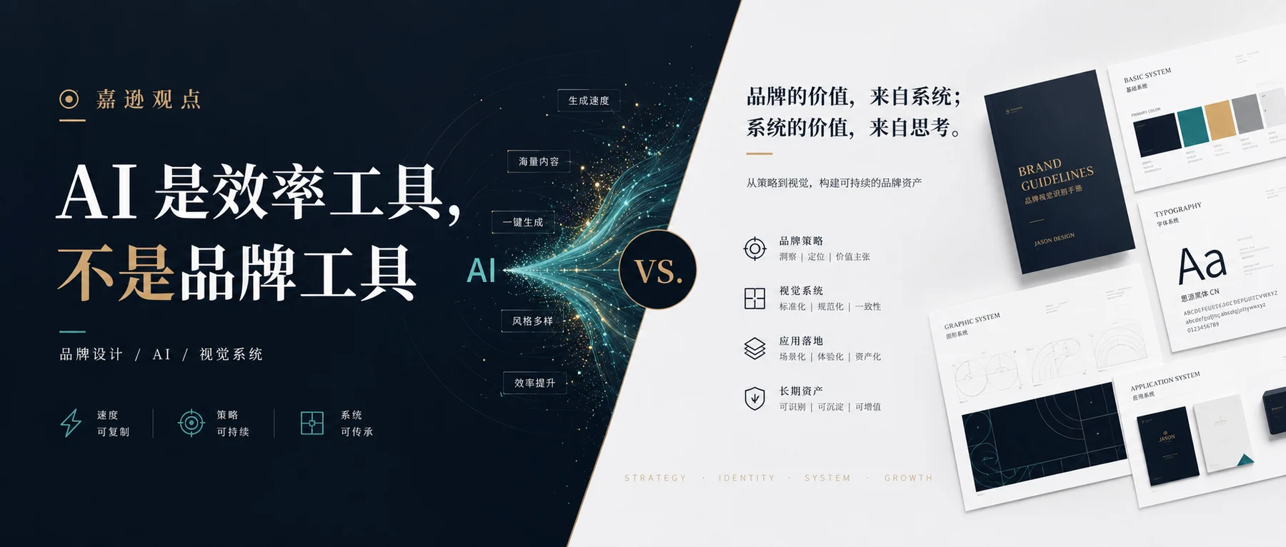 AI 是效率工具不是品牌工具,品牌价值来自系统与思考